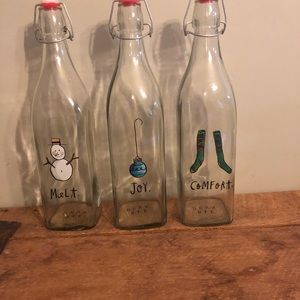 Rae Dunn decorative Christmas glass